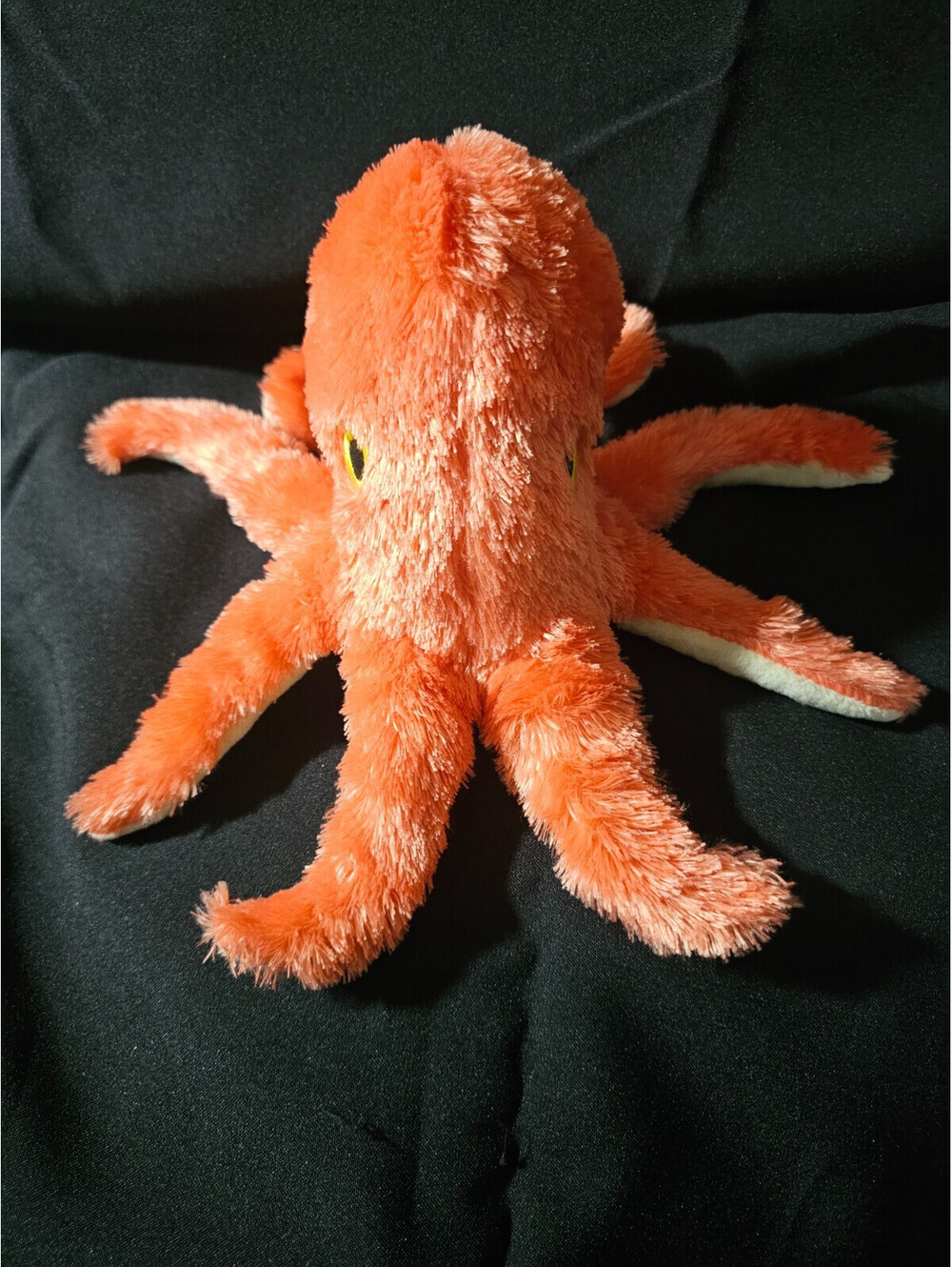 2022 Monterey Bay Aquarium Octopus Plush Toy Orange Recycled Fabric 5" Stuffed